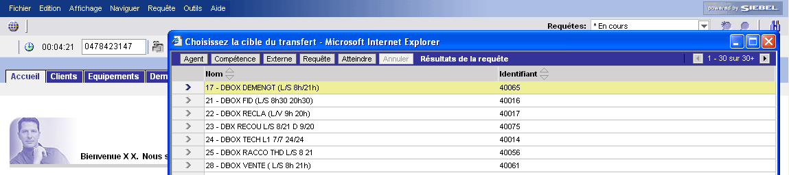 connecteur siebel odigo 2